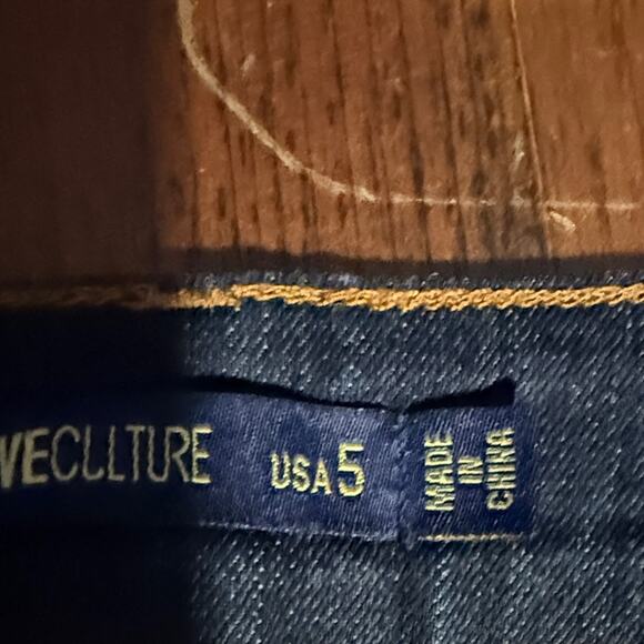 Love Culture Dark Blue Straight Leg Jeans - Picture 3 of 6